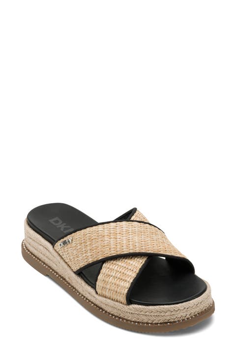 Berris Cross Band Slide Sandal (Women)