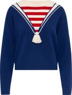 Maison Common Sailor Pullover With Tromp L´Oeil Effect