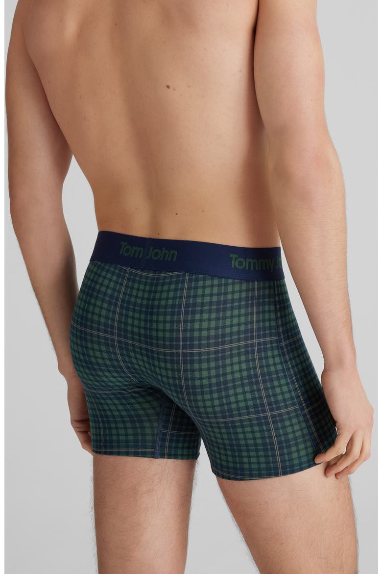 Second Skin 4-Inch Boxer Briefs, Alternate, color, GREEN