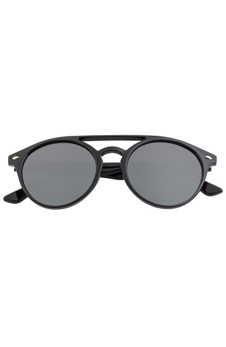 SIMPLIFY Finley Polarized Sunglasses, Alternate, color, Black/Black