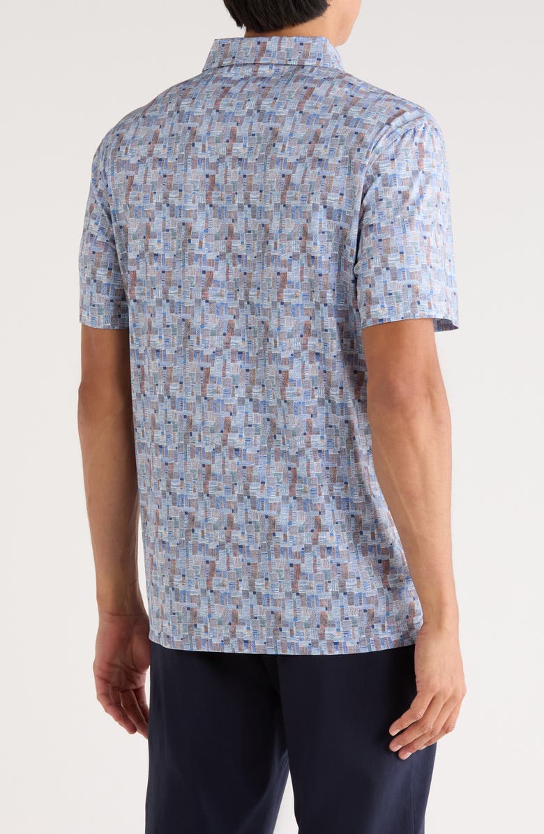 Bugatchi Victor OoohCotton<sup>®</sup> Knit Polo, Alternate, color, Cobalt