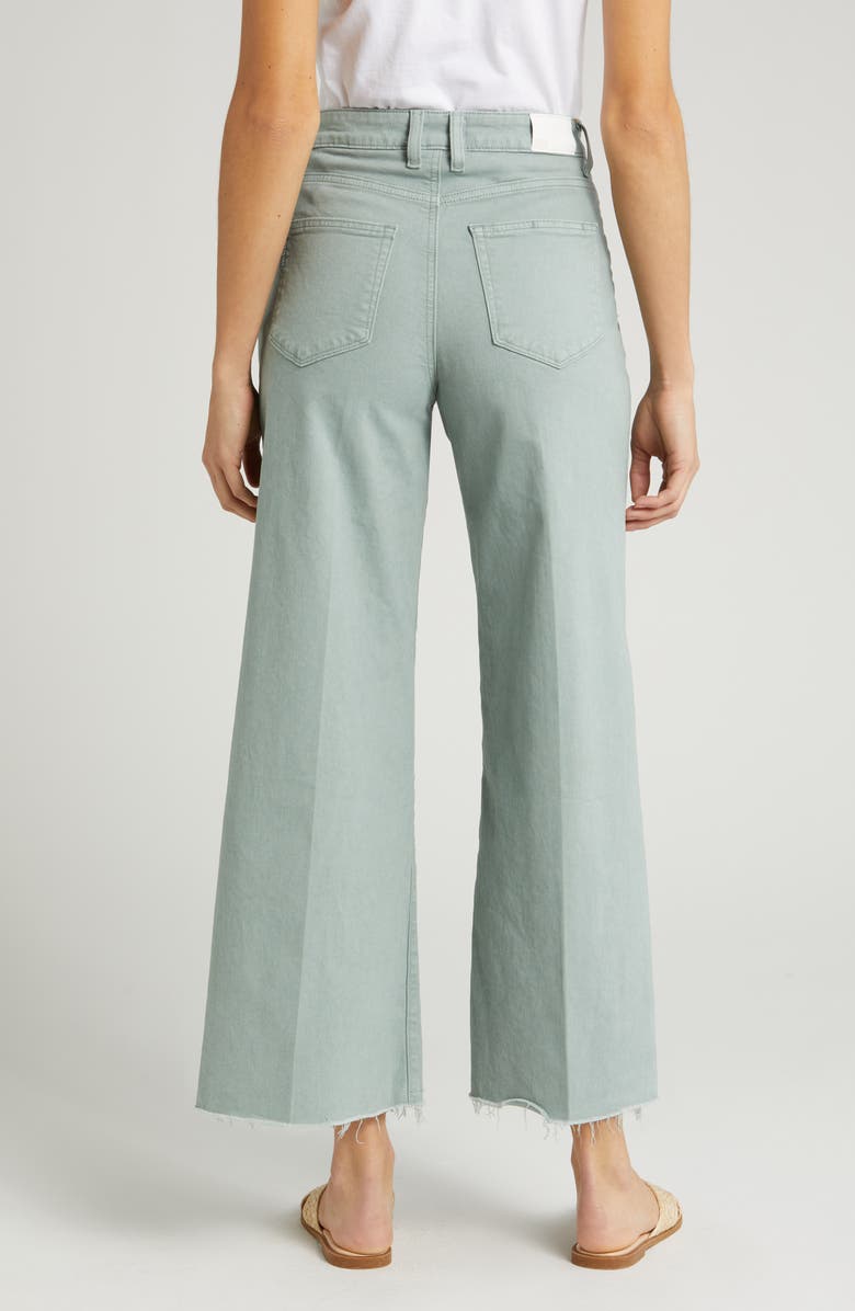 PAIGE Harper Raw Hem Wide Leg Ankle Jeans, Alternate, color,