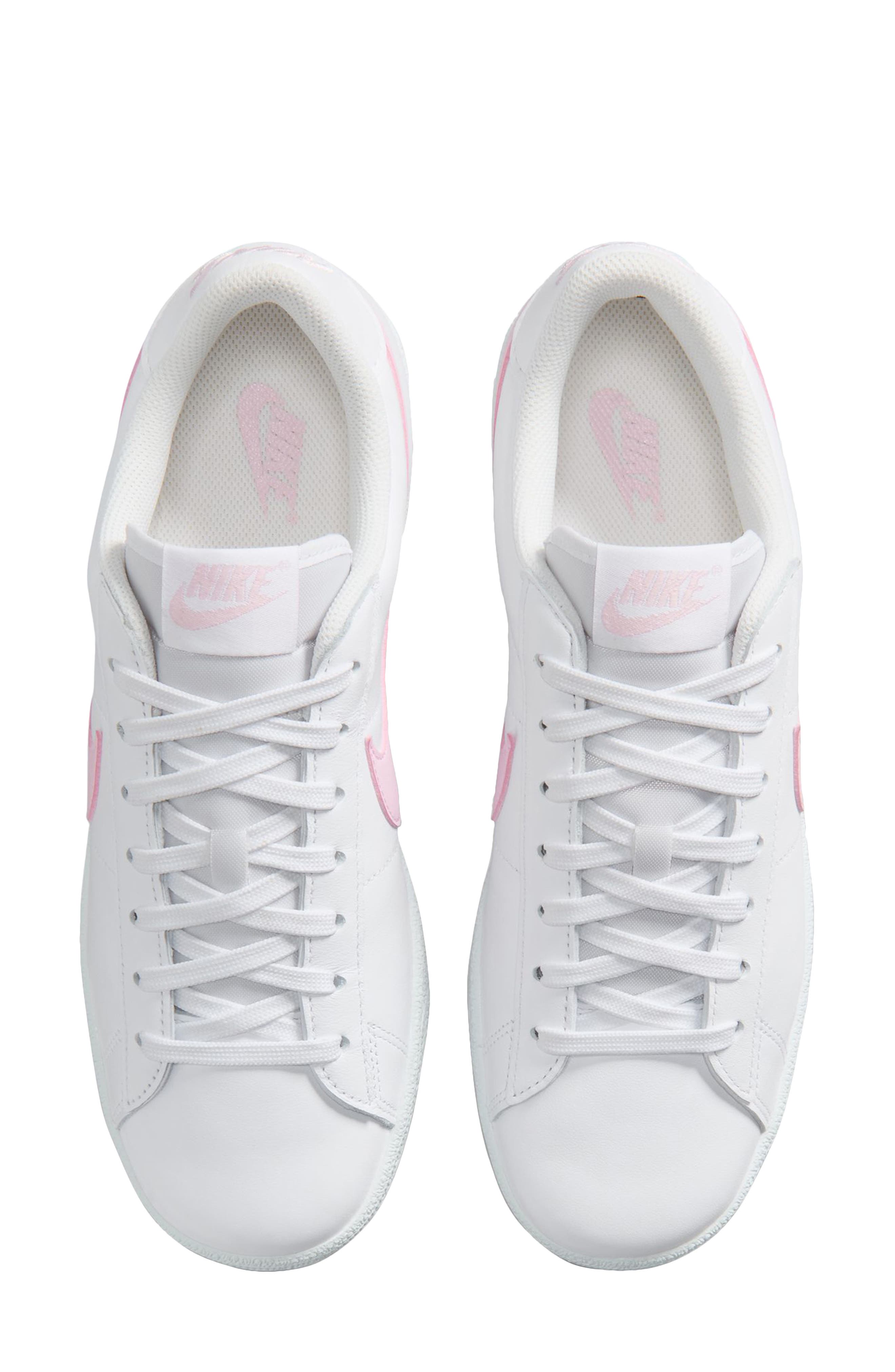 Tennis Classic Sneaker, Alternate, color, WHITE/ PINK-WHITE