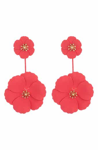 EYE CANDY LOS ANGELES Daisy Floral Drop Earrings