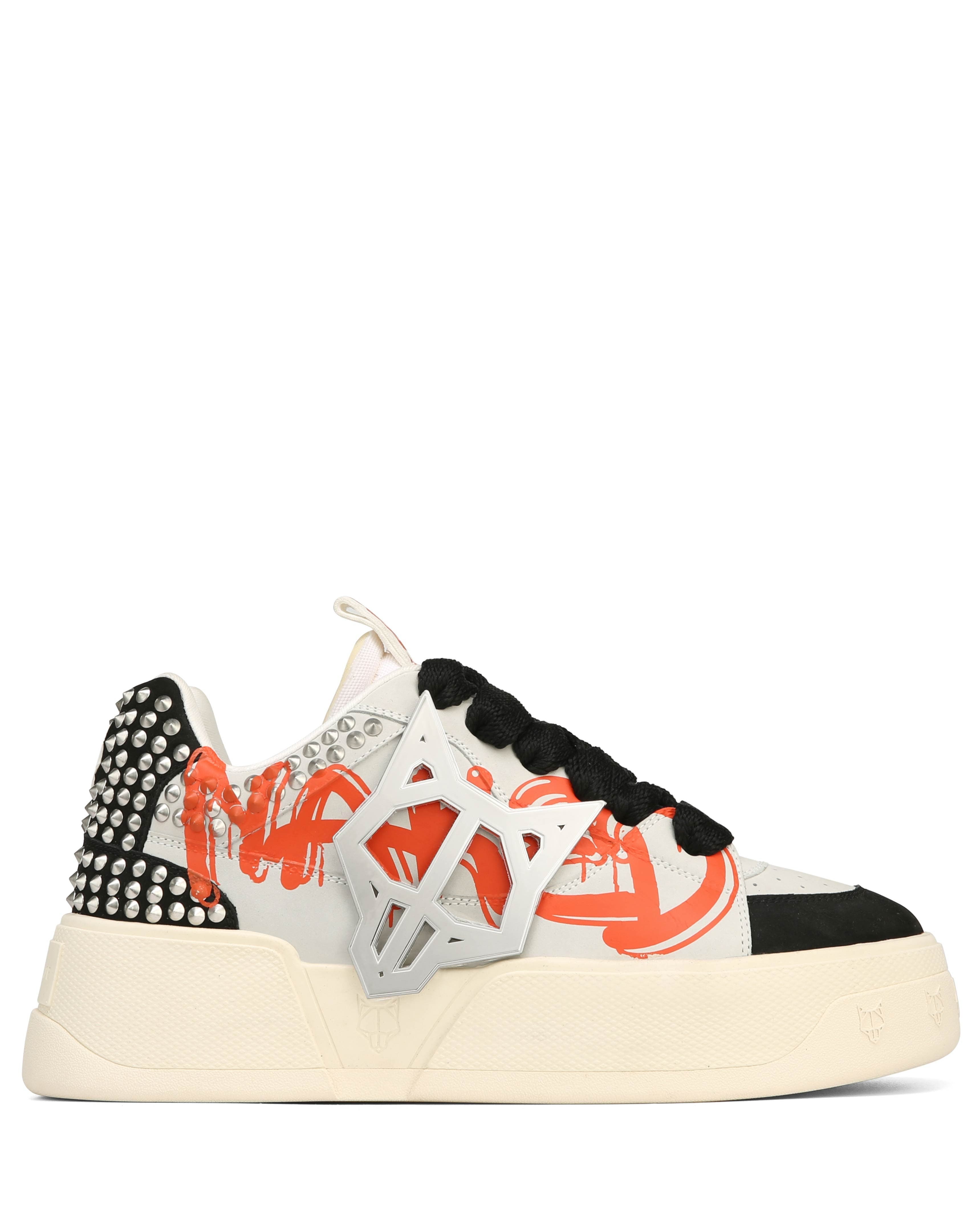 Naked Wolfe Kosa Sneaker, Alternate, color, Black/Orange