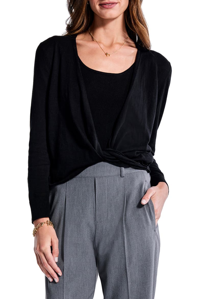 All Year 4-Way Convertible Cardigan, Alternate, color, BLACK ONYX