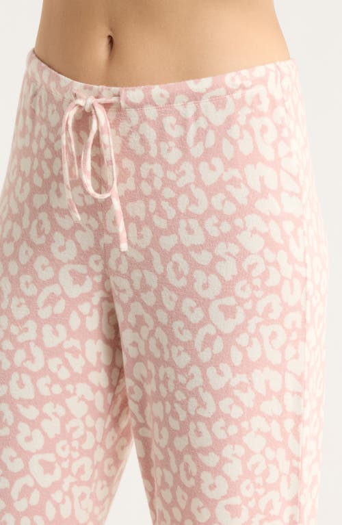 Nordstrom Brushed Hacci Pajamas In Pink