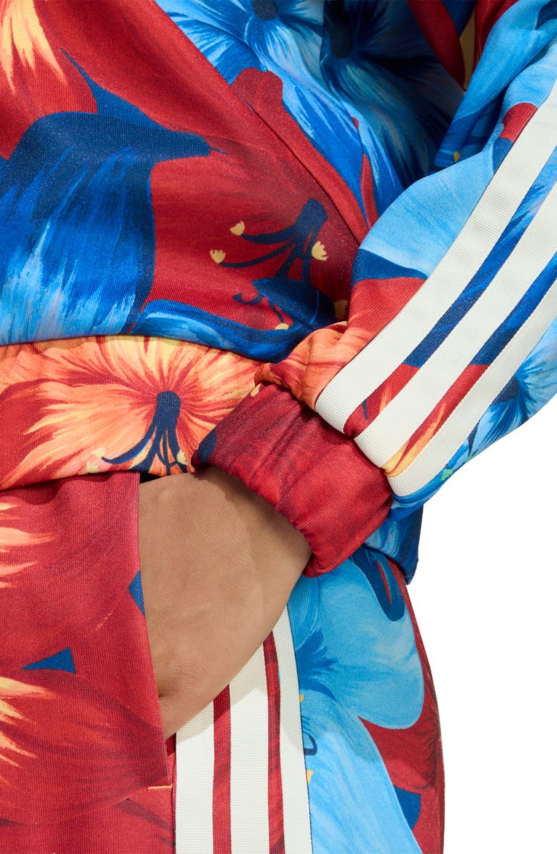 adidas x Farm Rio Track Jacket, Alternate, color, Light Blue/ Red/ Cream White