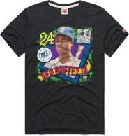 Homage Men's Homage Ken Griffey Jr. Charcoal Seattle Mariners Topps 75 Remix Graphic T-Shirt