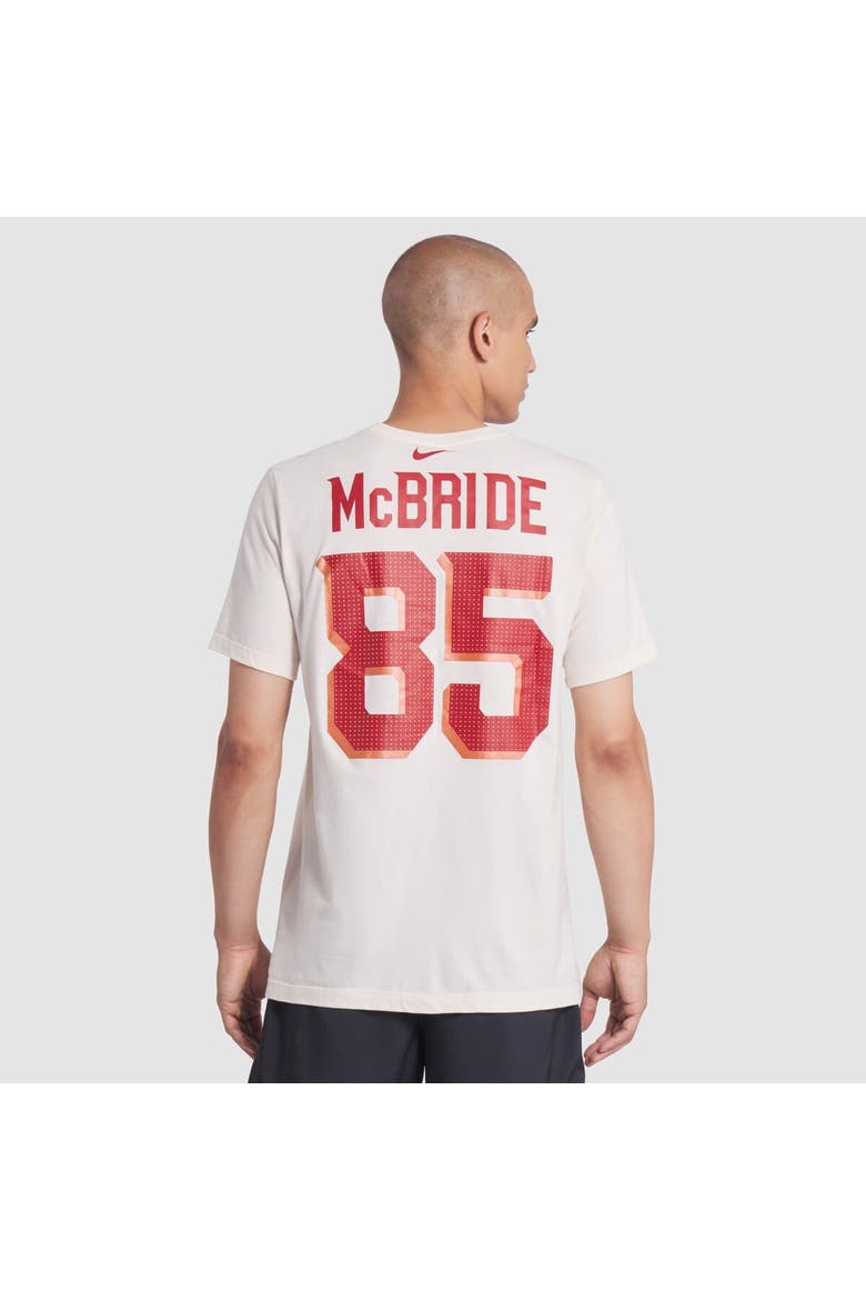 Men's Nike Trey McBride Natural Arizona Cardinals 2025 Rivalries Collection Player Name & Number T-Shirt, Alternate, color, Natural