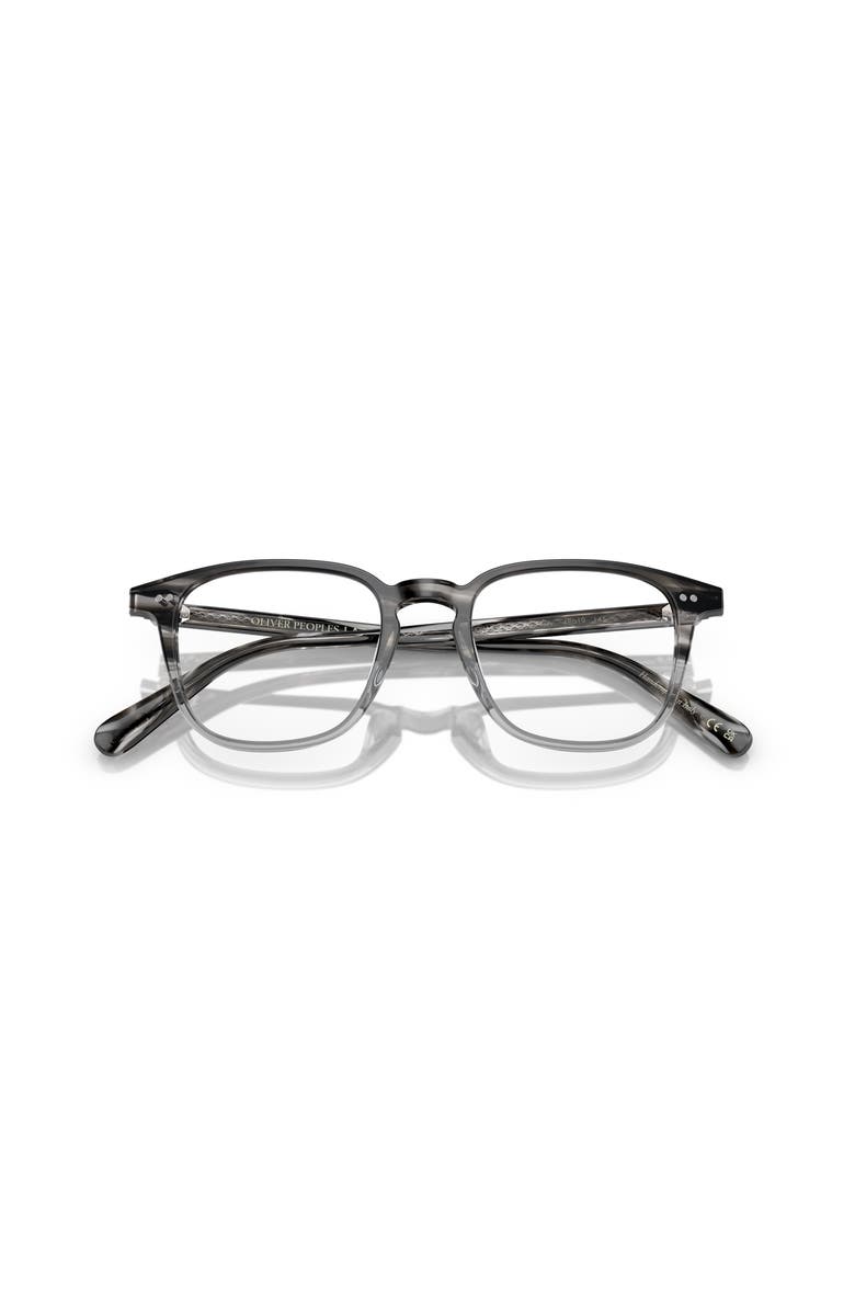 Oliver Peoples 48mm Rectangle optical glasses, Alternate, color, Grey