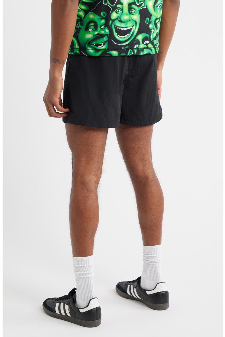 Smiley Classic Tech Shorts, Alternate, color, BLACK