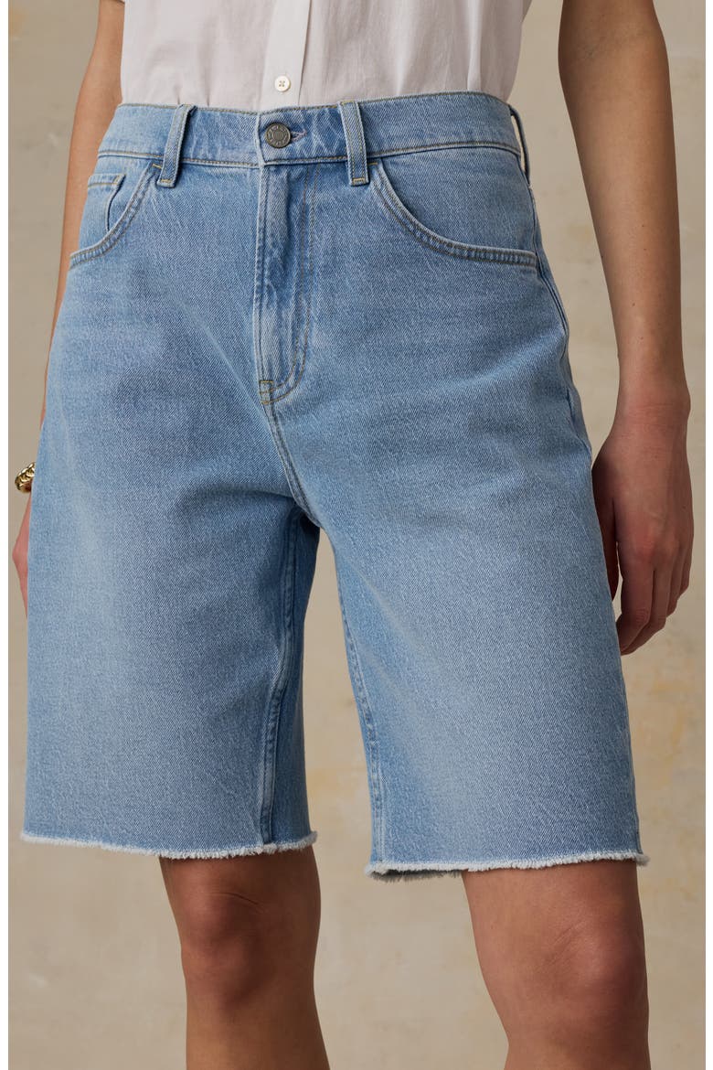 Boyfriend Cutoff Denim Shorts, Alternate, color, BAY DRIFT WASH