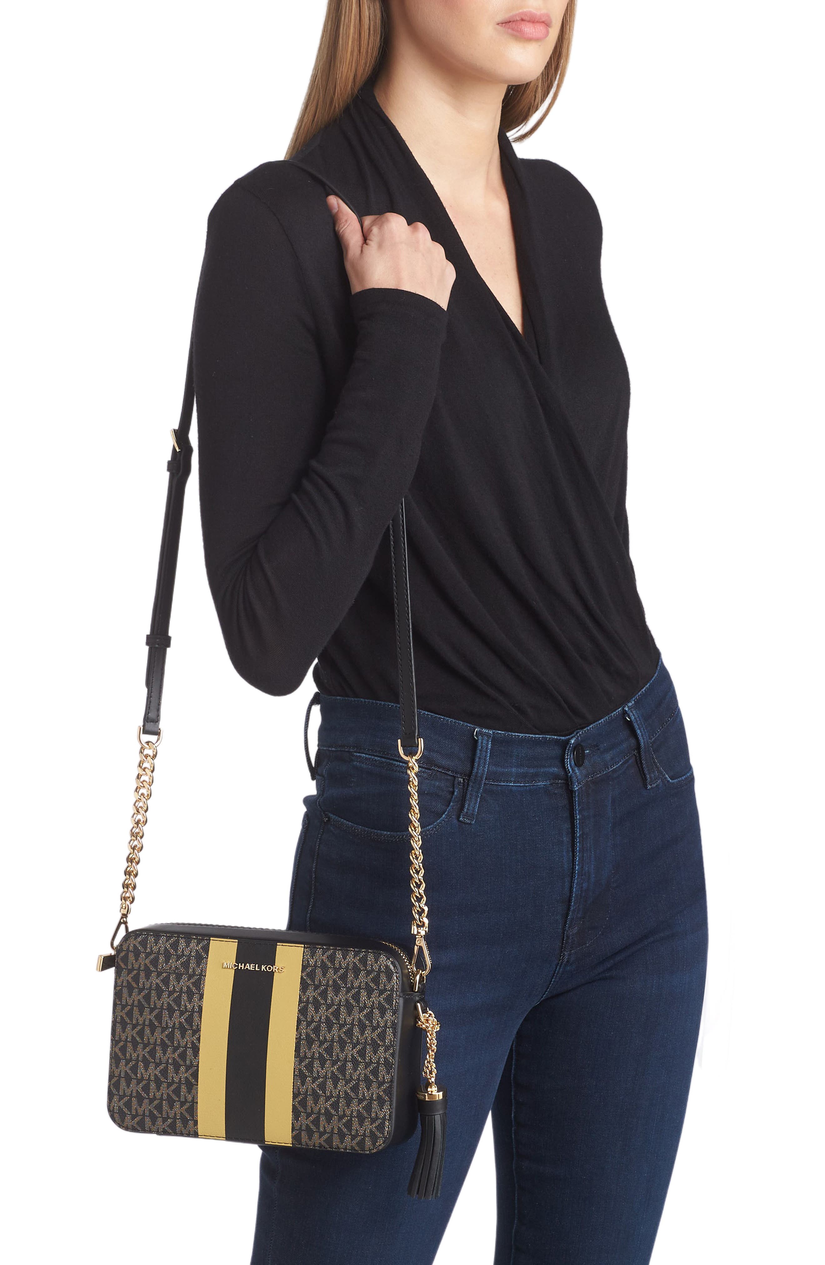 MICHAEL Michael Kors Jet Set Medium Crossbody Camera Bag, Alternate, color, 