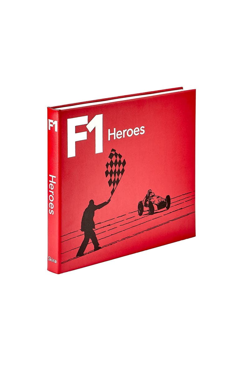 F1 Heroes Leather Coffee Table Book, Alternate, color, Red