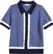Reiss Kids' Craig Button-Up Polo