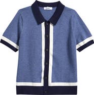 Reiss Kids' Craig Button-Up Polo