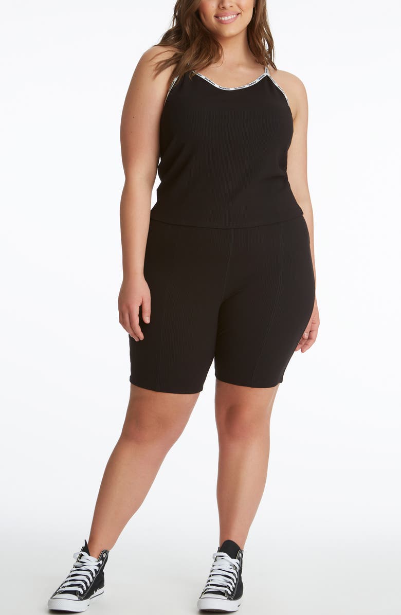 Juicy Couture Micro Rib Bike Shorts, Alternate, color,