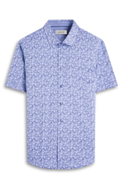 Bugatchi Myron Ooohcotton® Short Sleeve Floral Button-up Shirt