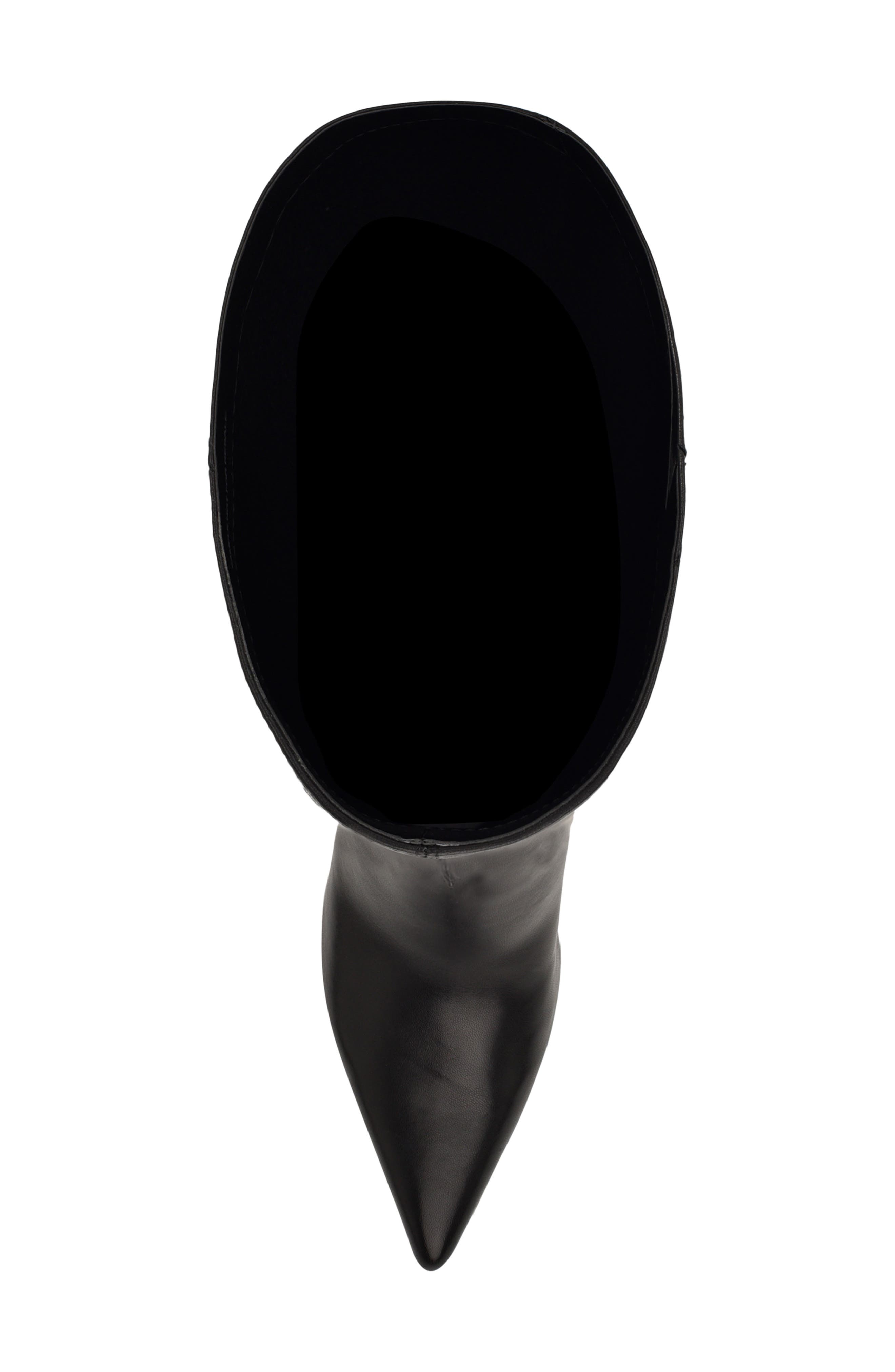 Nine West Nomas Pointed Toe Knee High Boot, Alternate, color, Black