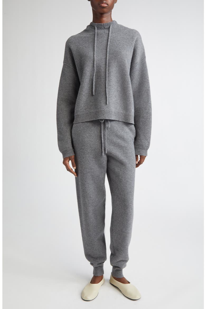 Hespero Cashmere Joggers, Alternate, color, ANTHRACITE MELANGE