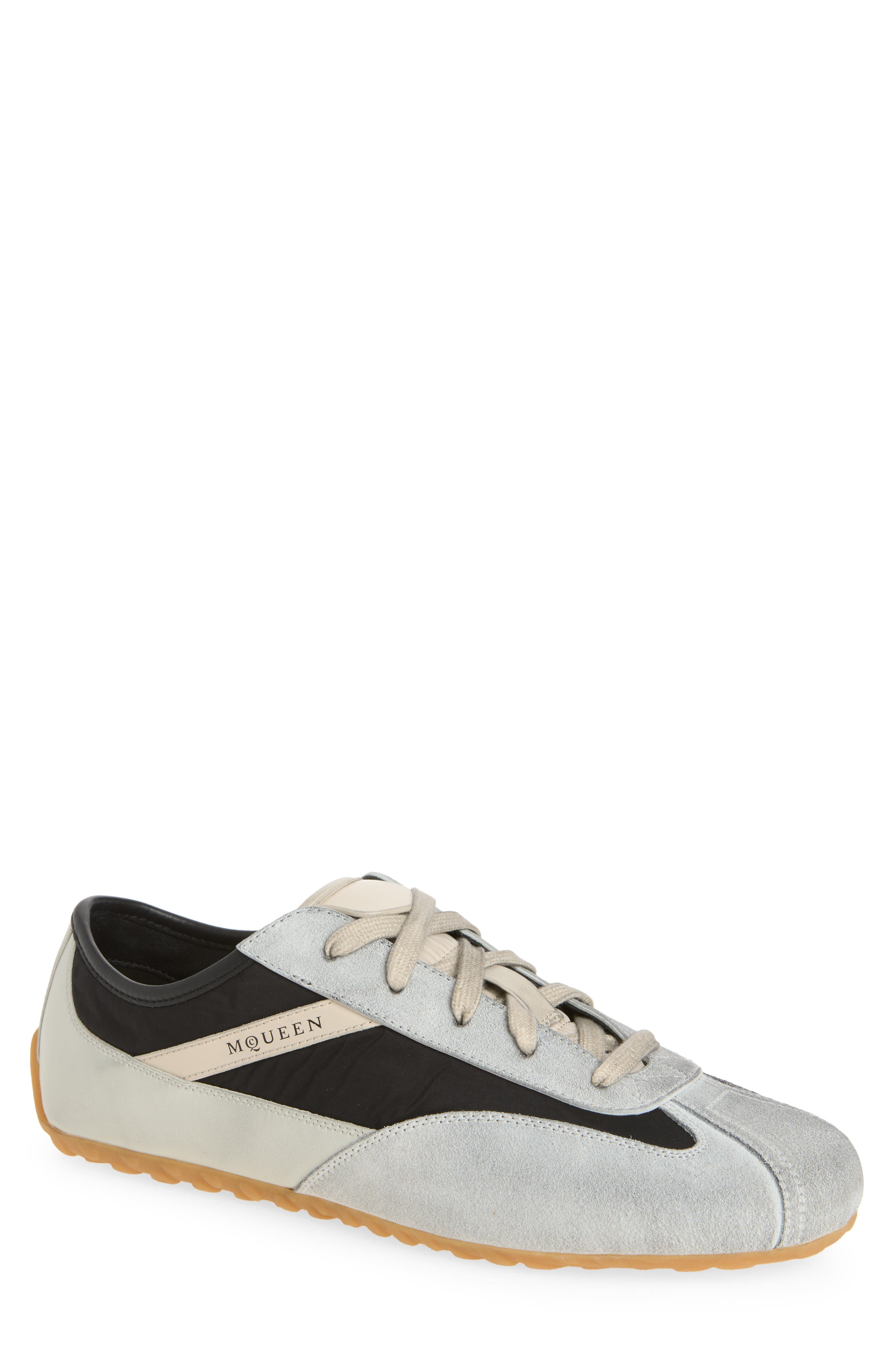 McQueen Boxe Low Top Sneaker, Main, color, Flannel