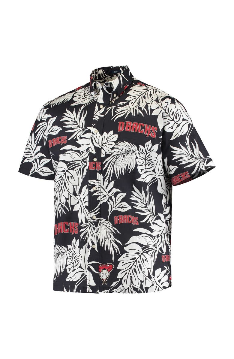 Reyn Spooner Men's Reyn Spooner Black Arizona Diamondbacks Aloha Button-Down Shirt, Alternate, color,