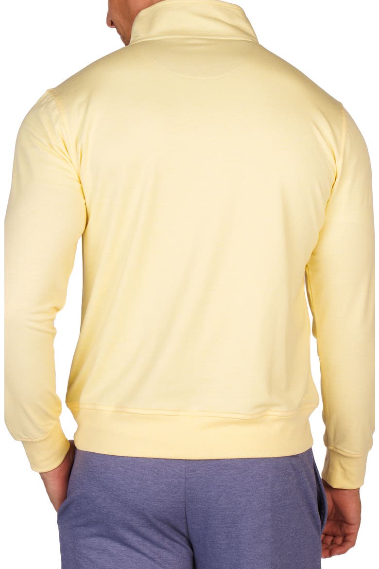 French Terry Quarter Zip Pullover, Alternate, color, SUNSHINE