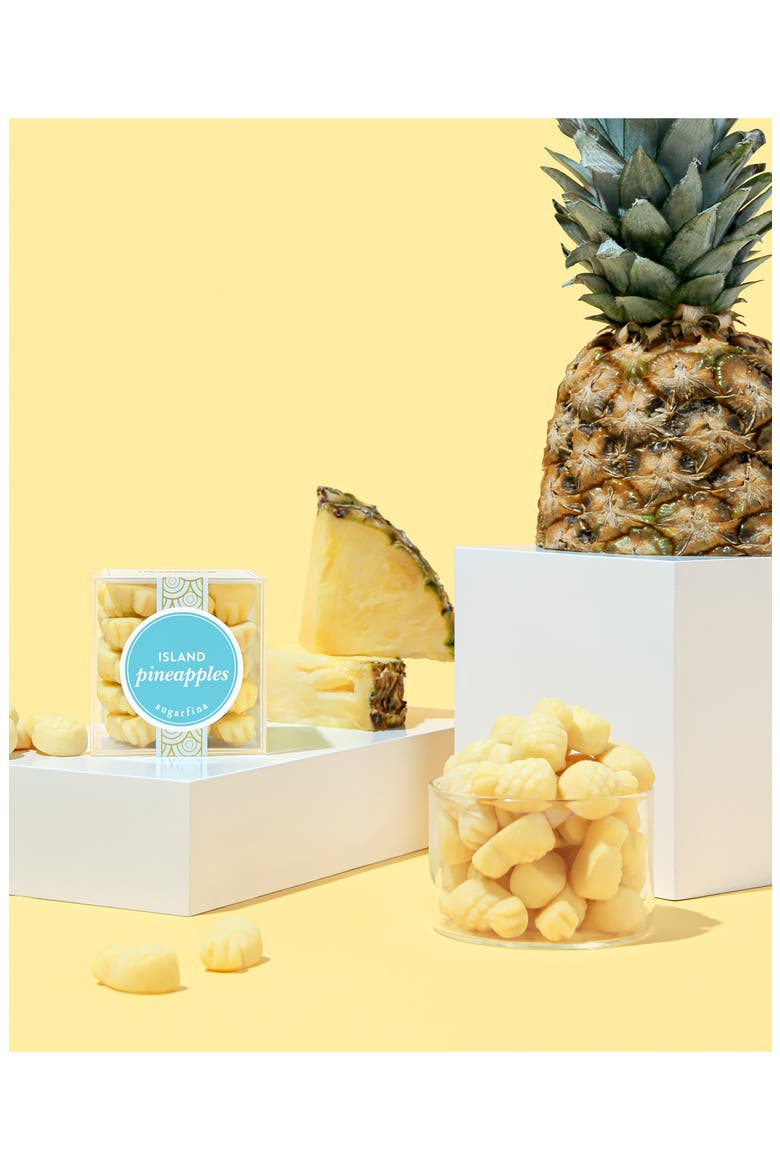 Island Pineapples Set of 4 Candy Cubes, Alternate, color, NO COLOR