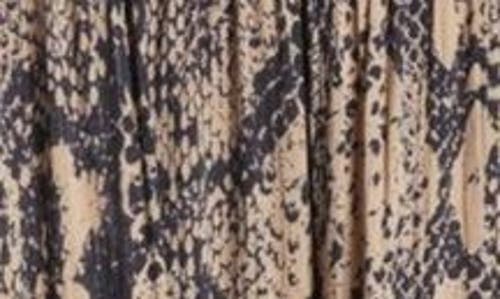 Shop Nikki Lund Torvi Animal Print Maxi Skirt In Taupe