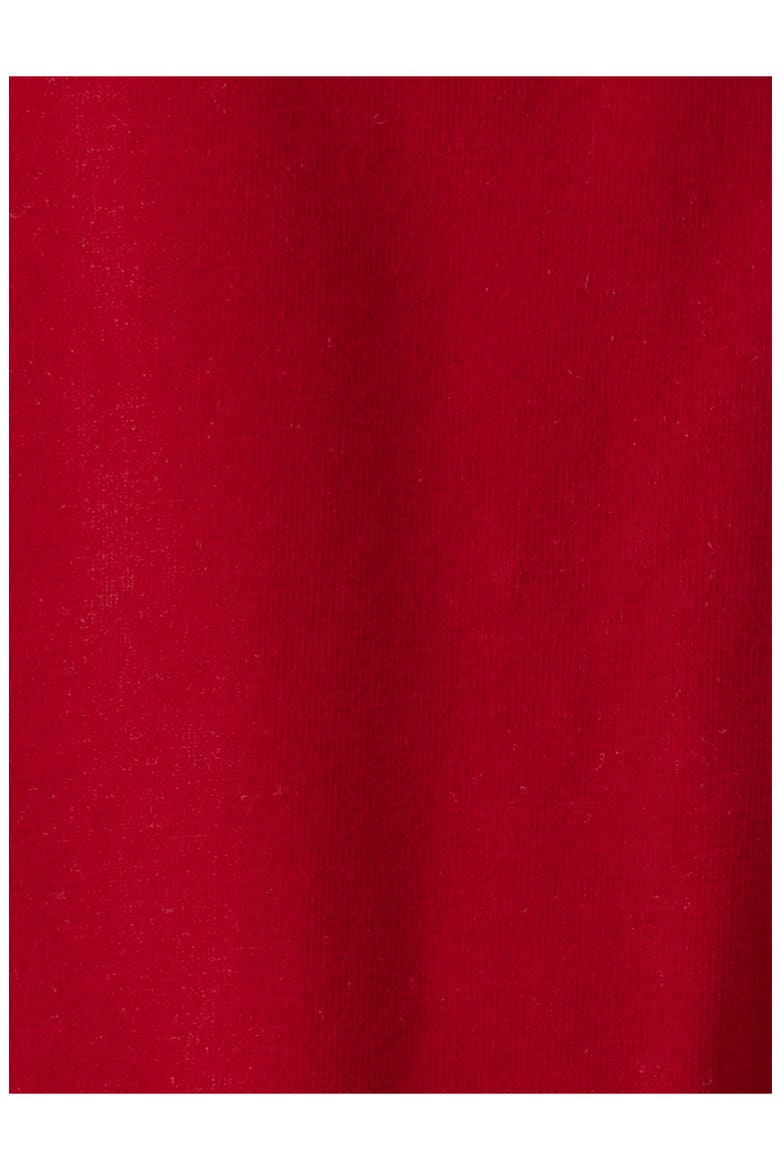Kids' Stretch Organic Cotton One Piece Pajamas, Alternate, color, RED