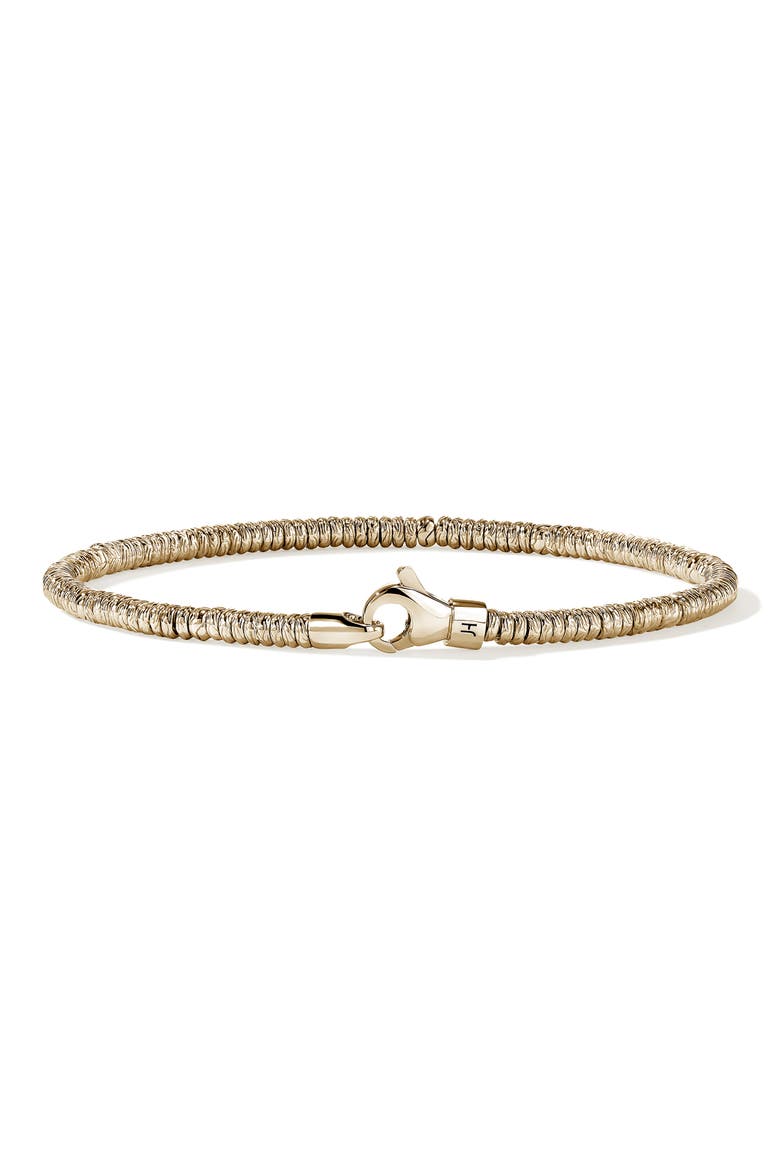 Heishi 14k Gold Bracelet, Alternate, color, GOLD