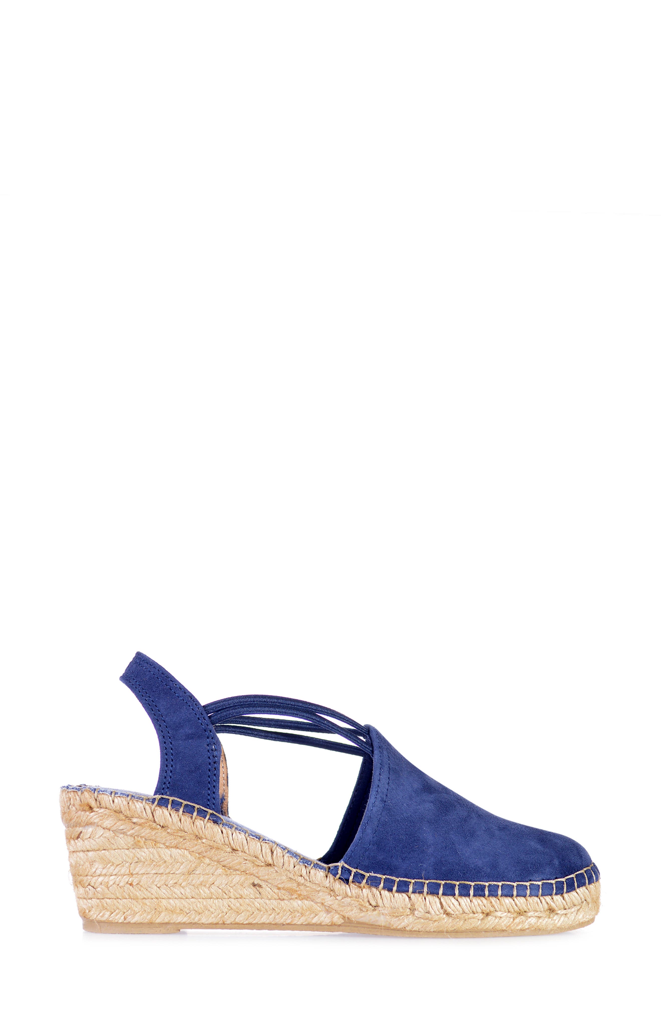 Toni Pons 'Tremp' Slingback Espadrille Sandal, Alternate, color, Navy Suede