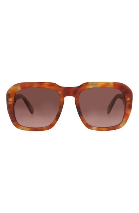 54mm Square Sunglasses