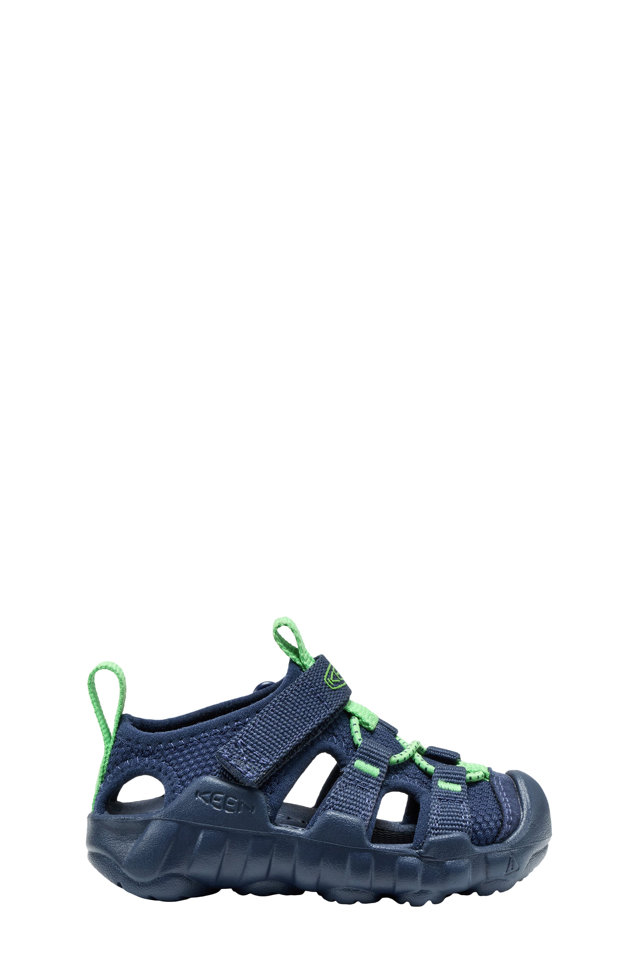 KEEN Kids' Hyperport H2 Sandal, Alternate, color, Naval Academy/Vibrant Green