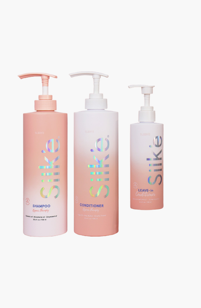 SLEEKE HAIR Silk'e Softness Hair Care Set, Main, color, Light Pink