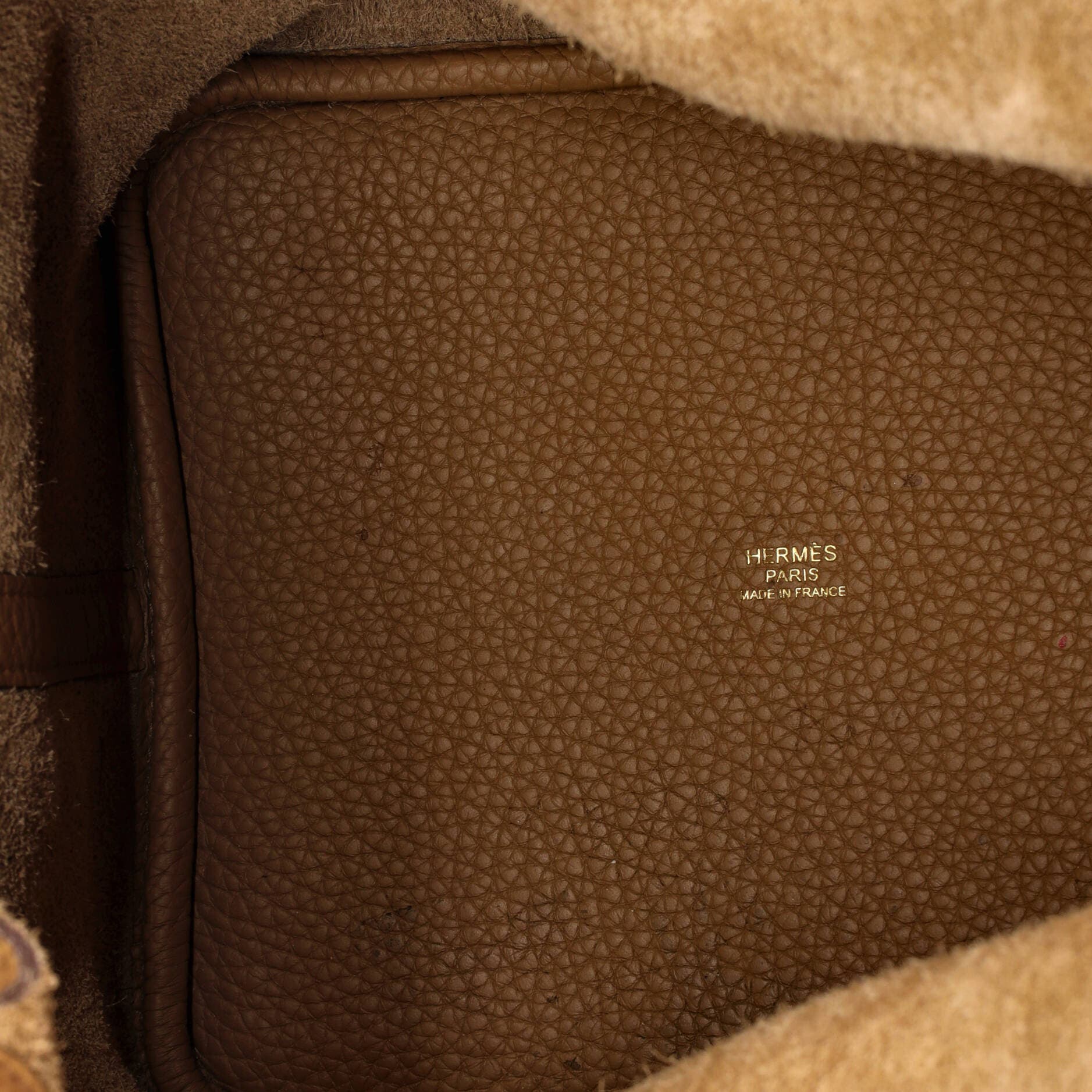 Pre-Owned Hermes Picotin Lock Bag Clemence MM, Alternate, color, Biscuit