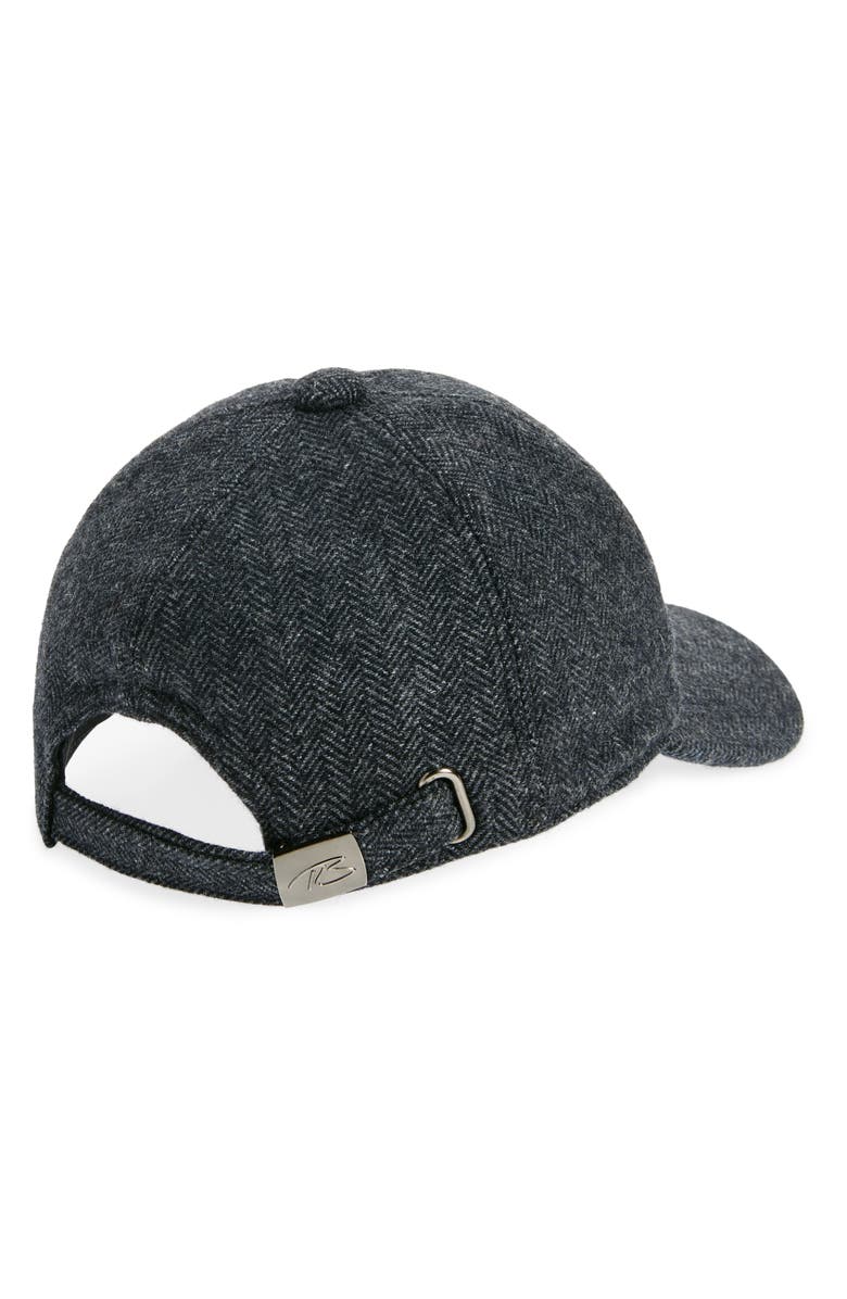 Robert Barakett Herringbone Baseball Cap, Alternate, color, Black