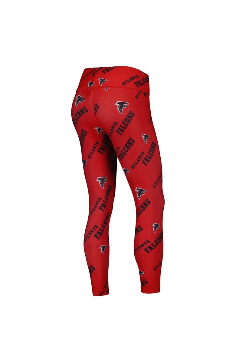 CONCEPTS SPORT Women's Concepts Sport Red Atlanta Falcons Breakthrough Allover Print Lounge Leggings, Alternate, color, 