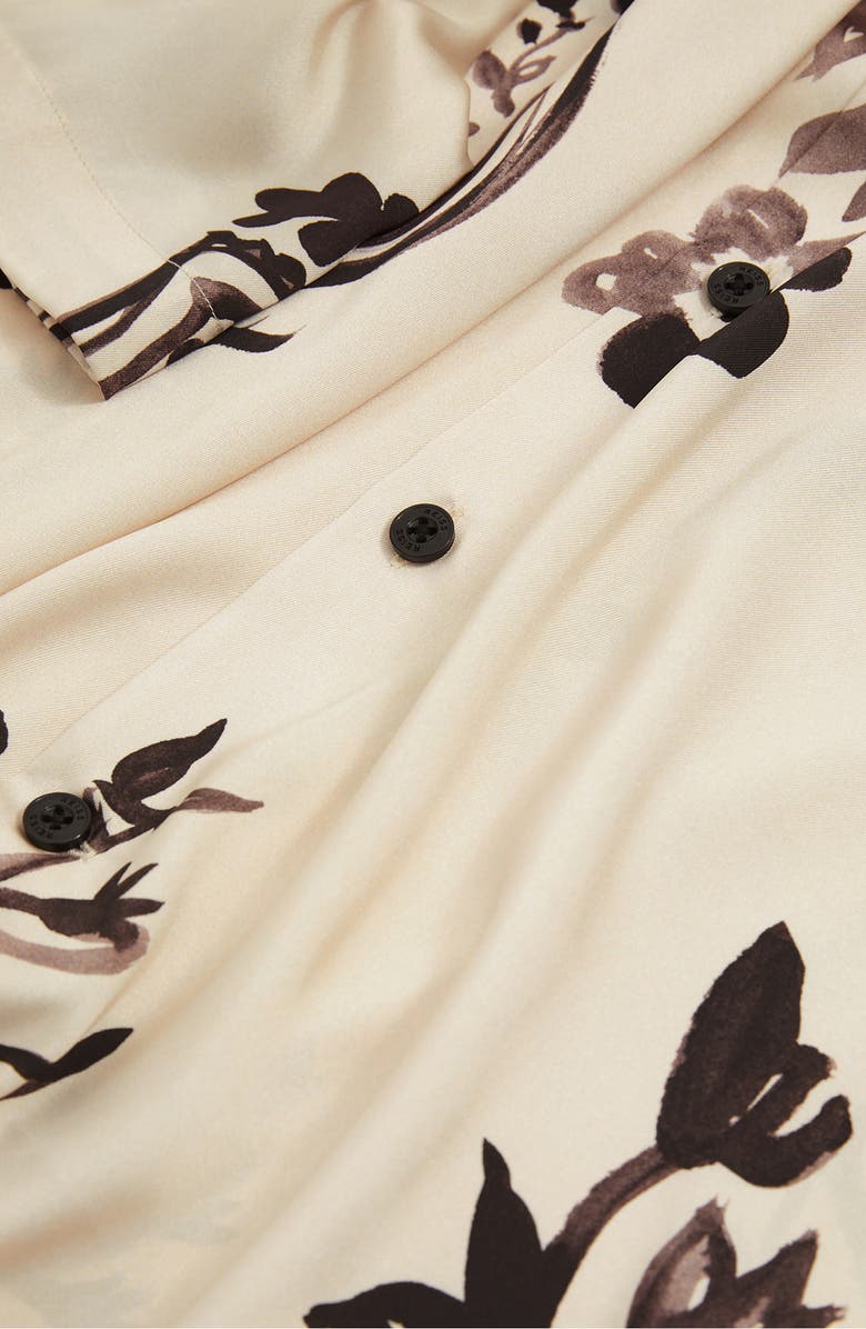 Reiss Babylon Relaxed Fit Print Camp Shirt, Alternate, color, 