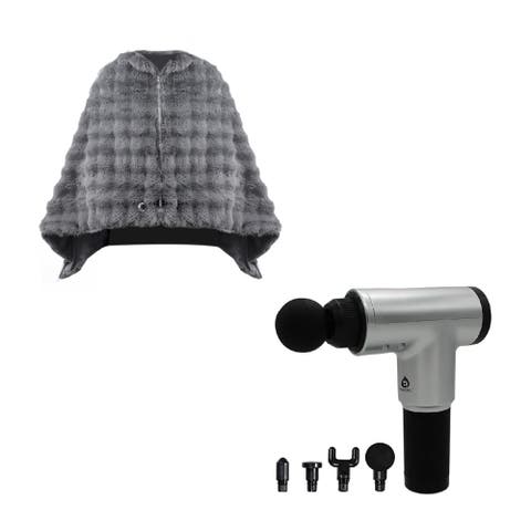 Heated Poncho & 6-Speed Deep Tissue Massager