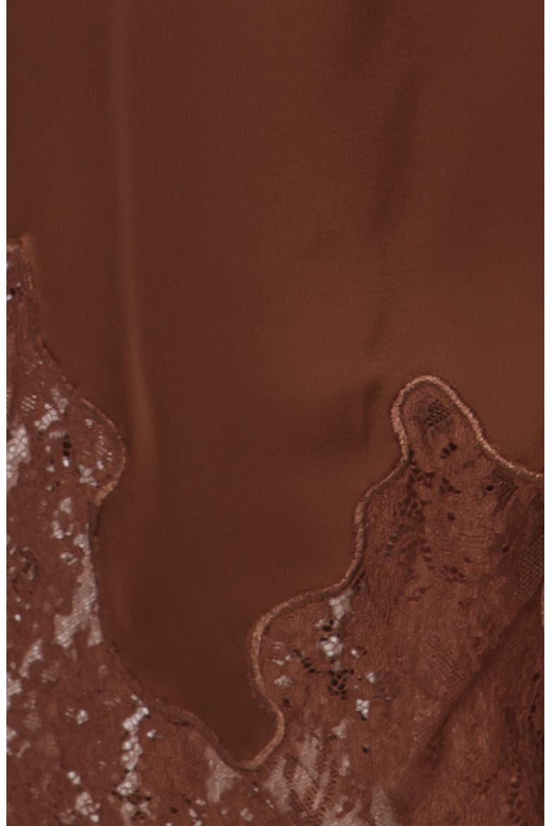 Viola Drawstring Waist Wide Leg Pants, Alternate, color, CHOCOLATE