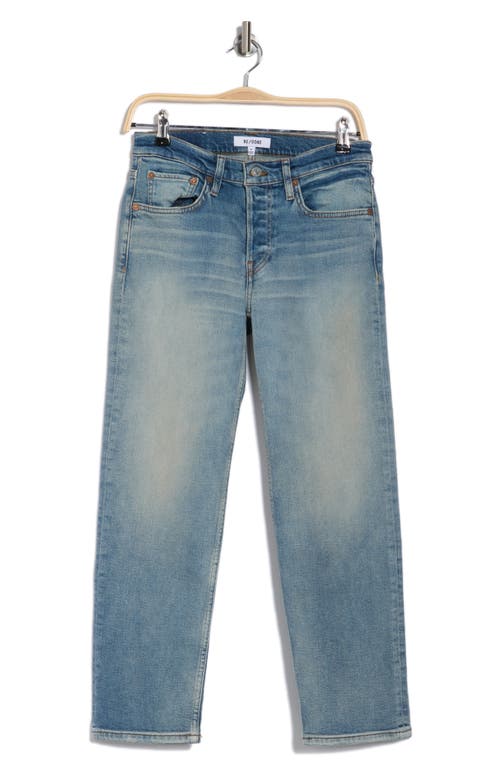 Re/done Mid Rise Stove Pipe Jeans