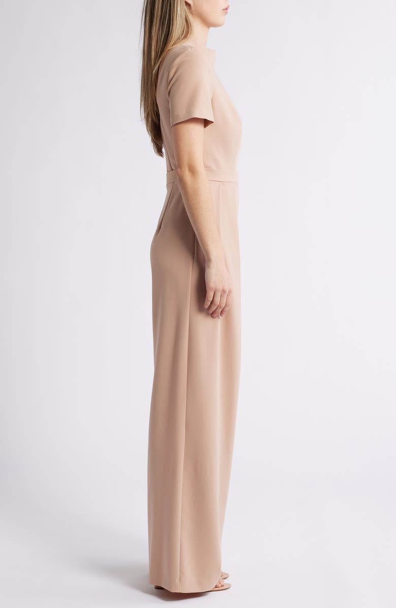 Black Halo Mayra Pleat Front Jumpsuit, Alternate, color,