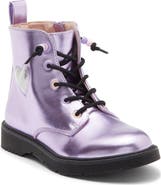 Harper Canyon Kids' Victorya Heart Combat Boot
