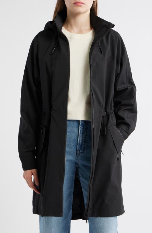 Lole Piper 2.0 Hooded Water Repellent Raincoat In Black