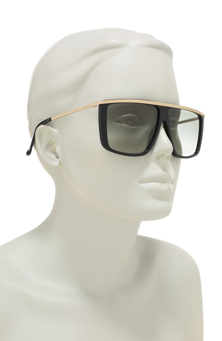 Givenchy 62mm Oversize Flat Top Sunglasses, Alternate, color,