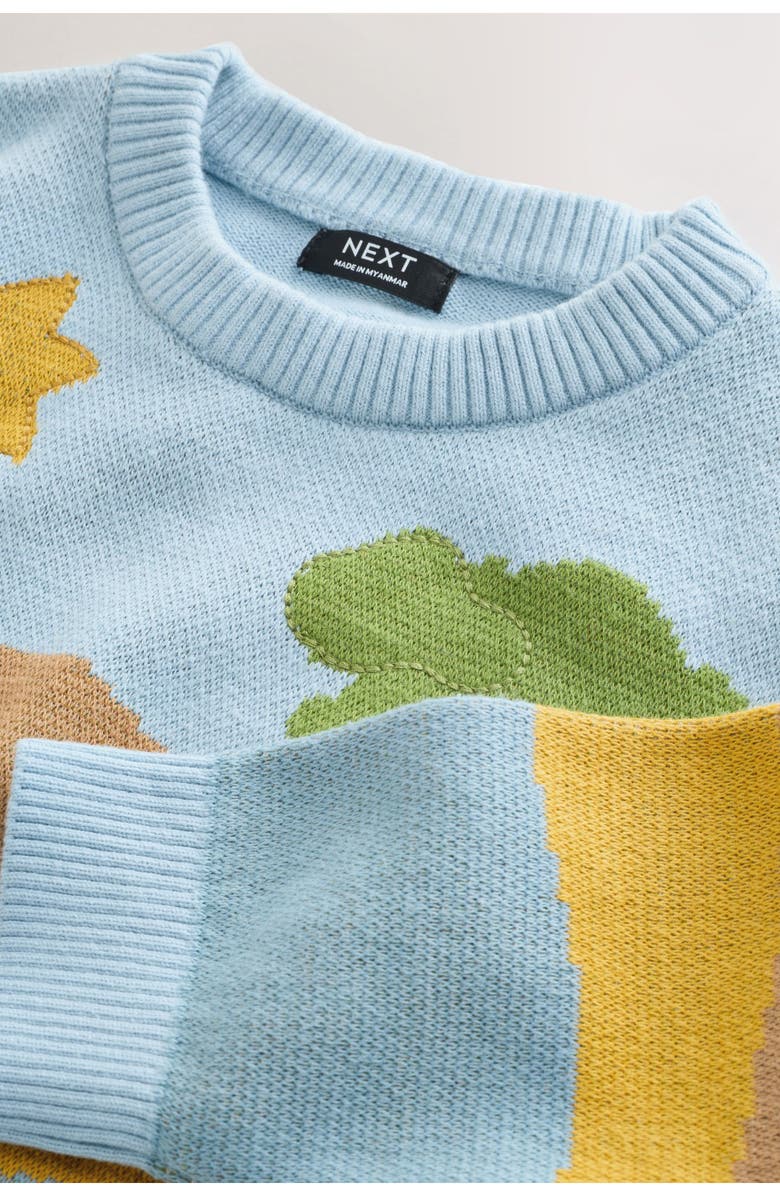 NEXT Kids' Safari Scene Sweater, Alternate, color, Multi