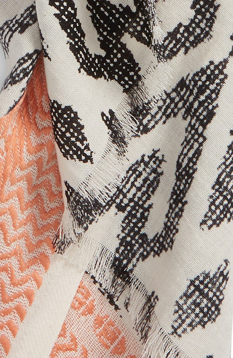 Sole Society Ikat Scarf, Alternate, color, 