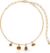Ettika Crystal Drift Collar Necklace